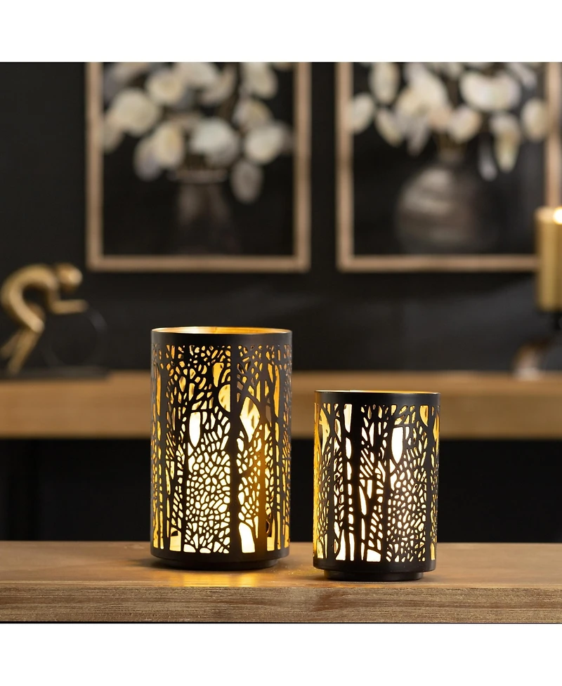 Slickblue Set of 2 Elegant Candle Holders - Stylish Home Decor Accents