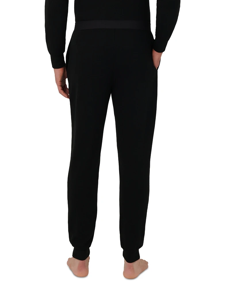 Lacoste Men's Straight-Fit Thermal Waffle-Knit Joggers