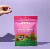 Ava's Pet Palace Freeze-Dried Turkey Poppers Dog Treats – Healthy, Low-Calorie and Nutrient-Rich Snacks