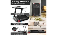 Folding Electric Compact Walking Treadmill with App Control and Built-in Speaker Home Exercise Machine