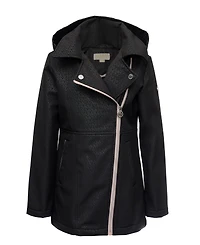 Michael Kors Toddler & Little Girls Stadium Length Asymmetric Zip Jacket