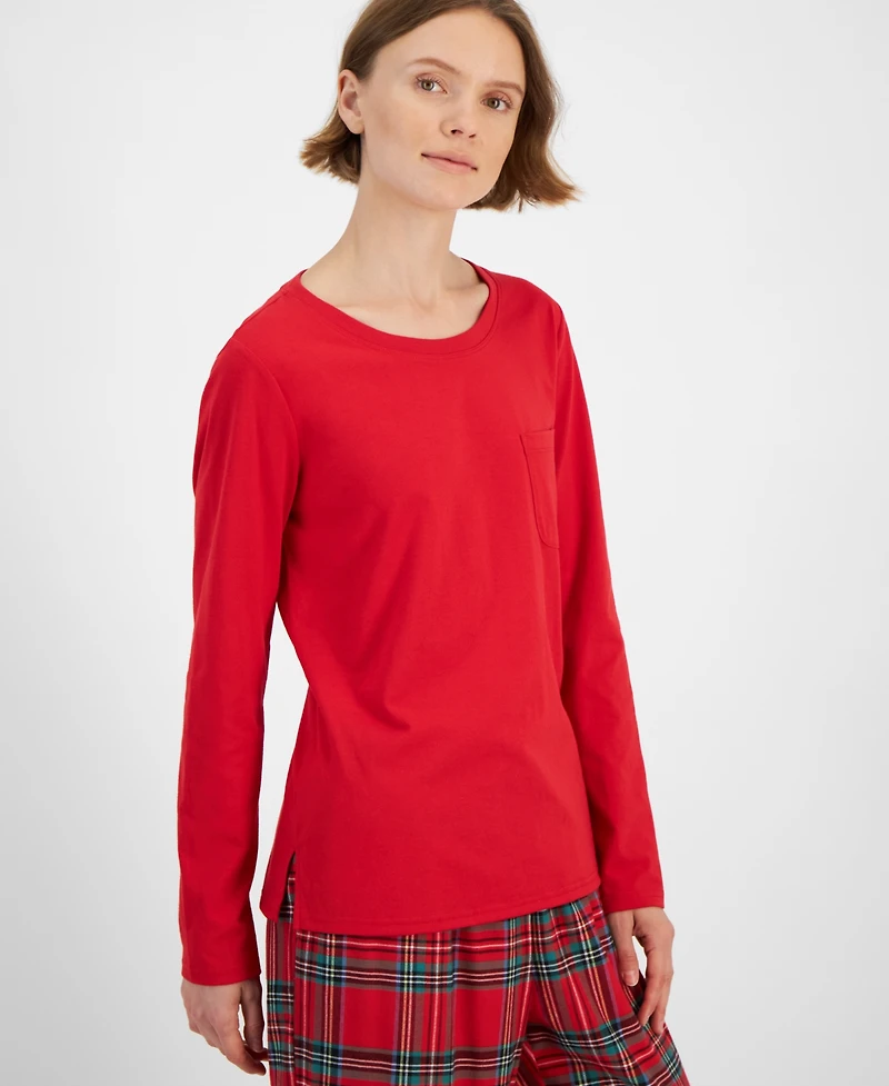 Holiday Lane Women's Brinkley Plaid Mix It Matching Family Pajamas Set, Created for Macy's