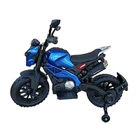 Streamdale 12V Electric Dirt Bike with Training Wheels & Pu Seat