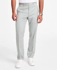 Michael Kors Men's Classic-Fit Sharkskin Dress Pants
