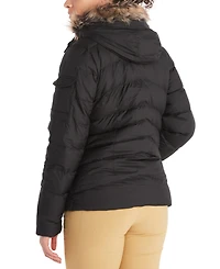 Marmot Women's Ithaca Hooded Faux-Fur-Trim Jacket