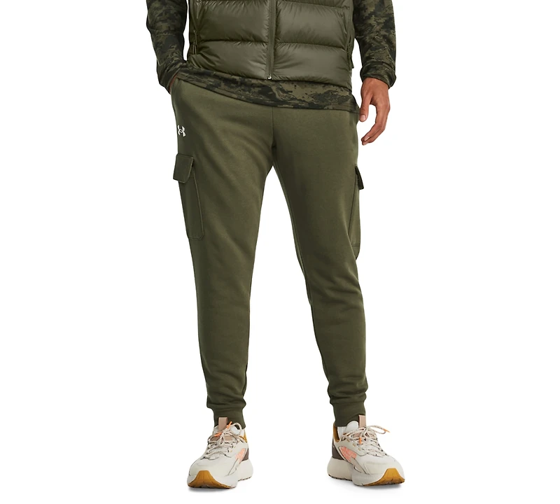Under Armour Men's Rival Fleece Cargo Jogger Pants