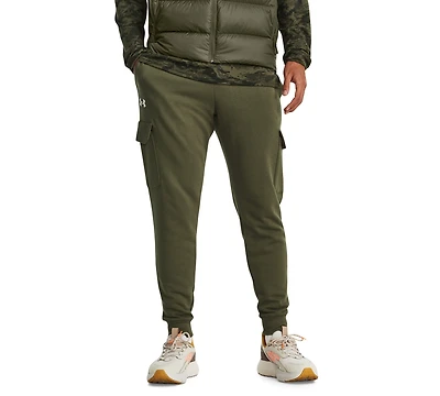 Under Armour Men's Rival Fleece Cargo Jogger Pants