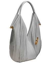 Donna Karan New York Baldwin Large Laser-cut Shoulder with Leather Wrapped Rounded Handle