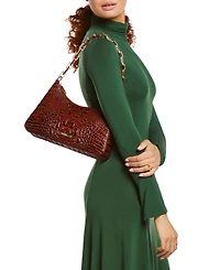 Brahmin Mod Esme Black Melbourne Medium Leather Shoulder