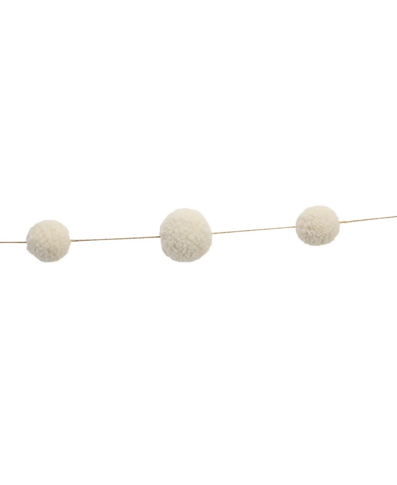 Slickblue Pom Pom Garland (Set of 2) 6'L Polyester