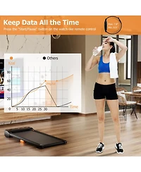 Vebreda Under Desk Walking Pad Treadmill for Home/Office with Watch-Like Remote Control