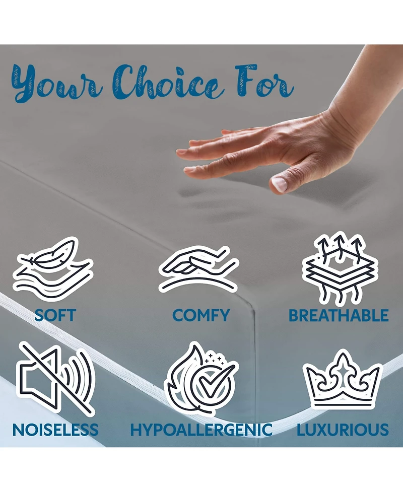 Guardmax King Waterproof Mattress Protector Encasement with Zipper