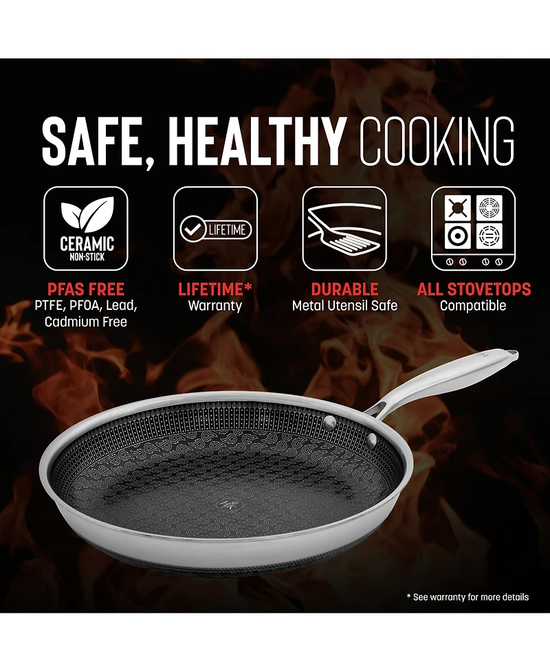 Hell's Kitchen Ceramic Hybrid Nonstick 11" Frypan