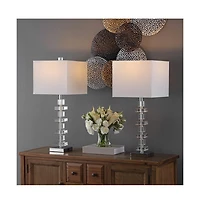 Safavieh Deco Crystal Table Lamp Set Of 2 W/ Usb Port