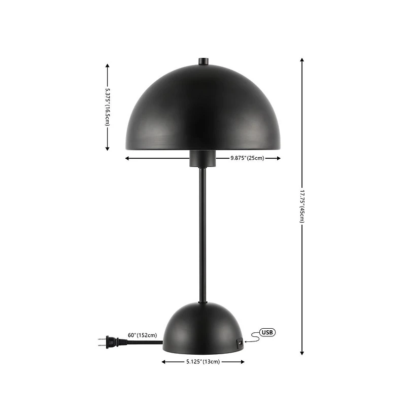 Safavieh Ixora Table Lamp W/Usb Port