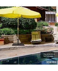 Givimo 20 Inches Patio Umbrella Base with 4 Adjustable Footpads