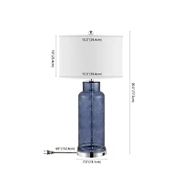 Safavieh Bottle Table Lamp Set Of 2 W/ Usb Port