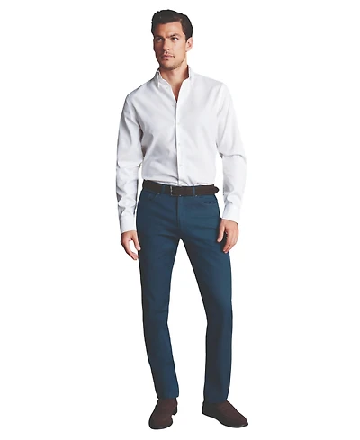 Charles Tyrwhitt Men's Twill Slim Fit 5 Pocket Jeans