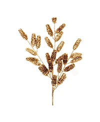 Slickblue Pine Cone Spray for Holiday Decor Natural and Elegant Pinecone Arrangement (Set of 2)