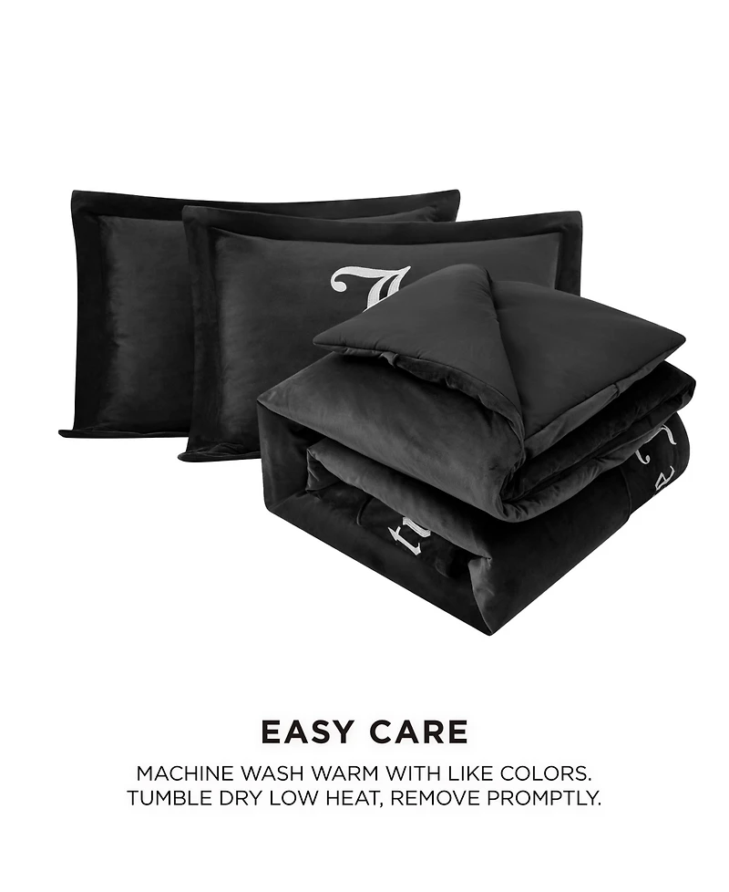 Juicy Couture Reversible Velvet Comforter Set