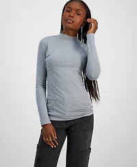 Aveto Juniors' Mock-Neck Long-Sleeve Top