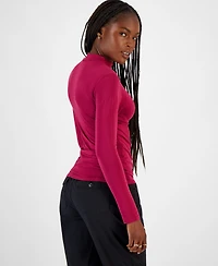 Aveto Juniors' Mock-Neck Long-Sleeve Top