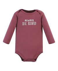 Hudson Baby Cotton Long-Sleeve Bodysuits 5-Pack