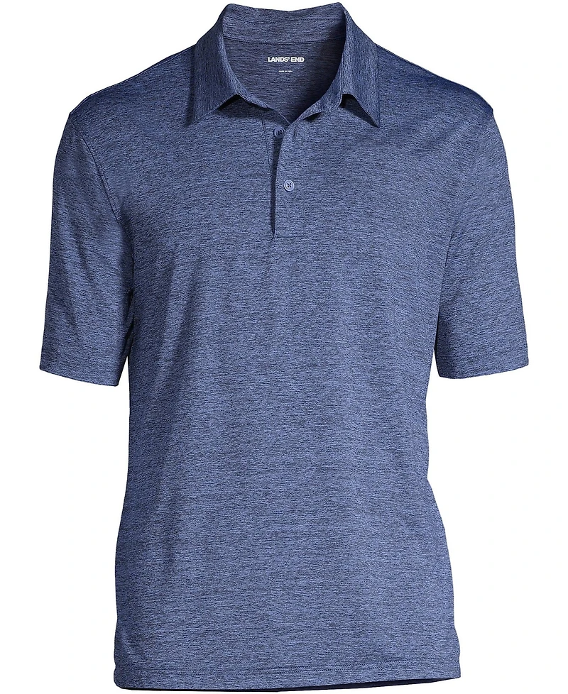 Lands' End Men's Rapid Dry Space Dye Polo Shirt