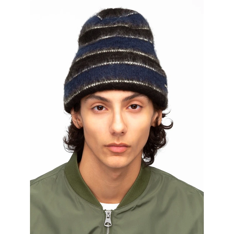 Kangol Men's Fuzzy Stripe Beanie Pull-Ons & Beanies