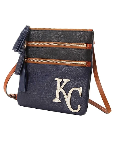Dooney & Bourke Kansas City Royals Infield Triple Zip Crossbody Purse