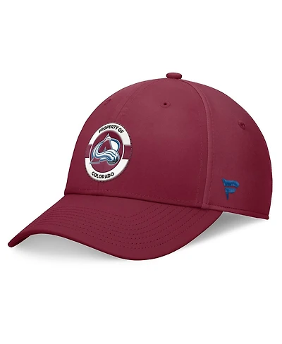 Fanatics Men's Burgundy Colorado Avalanche Authentic Pro Training Camp Flex Hat