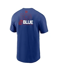 Nike Men's Royal New York Giants Outline T-Shirt