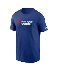 Nike Men's Royal New York Giants Outline T-Shirt