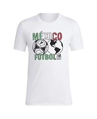 Adidas Men's White Mexico National Team Around the World T-Shirt