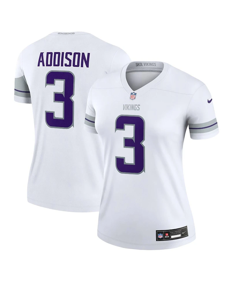 Nike Women's Jordan Addison White Minnesota Vikings Alternate Legend Jersey