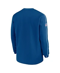 Nike Men's Royal Indianapolis Colts 2024 Sideline Coaches Long Sleeve Top
