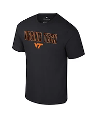 Colosseum Men's Black Virginia Tech Hokies Color Pop Active Blend T-Shirt