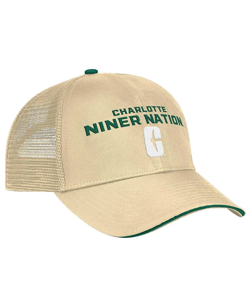 Colosseum Men's Gold Charlotte 49ers Wyatt Adjustable Hat