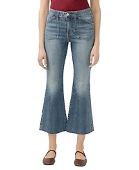 Jag Women's Kait Mid Rise Kick Flare Leg Jeans