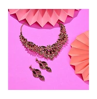 Sohi Women's Foliage Jewellery Set