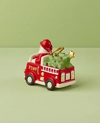 Lenox Santa in Fire Truck Ornament