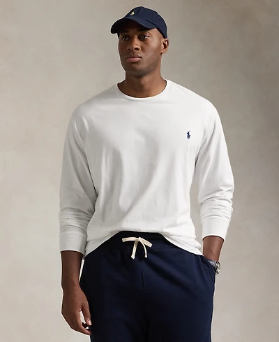 Polo Ralph Lauren Men's Big & Tall Classic-Fit Jersey Long-Sleeve T-Shirt