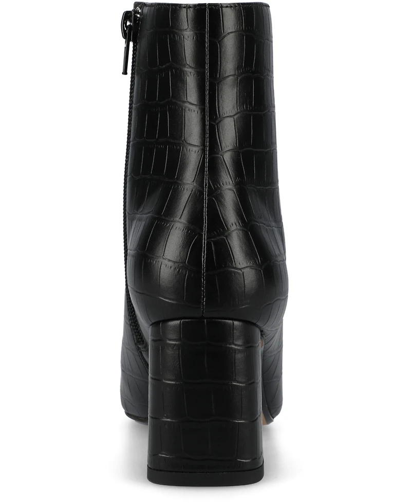 Journee Collection Women's Haylinn Block Heel Dress Booties