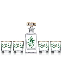 Lenox Holiday 5 Piece Whiskey Set