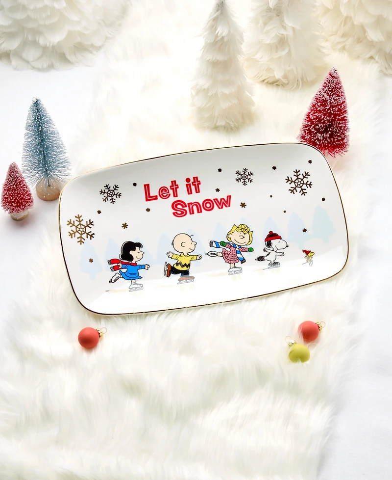 Lenox Snoopy Peanuts Hors D'oeuvres Tray, Exclusively at Macy's