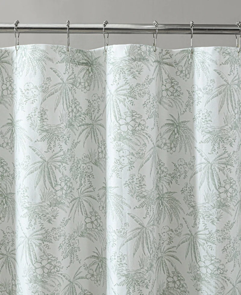 Tommy Bahama Home Pen And Ink Palm Shower Curtain, 72" x 72"
