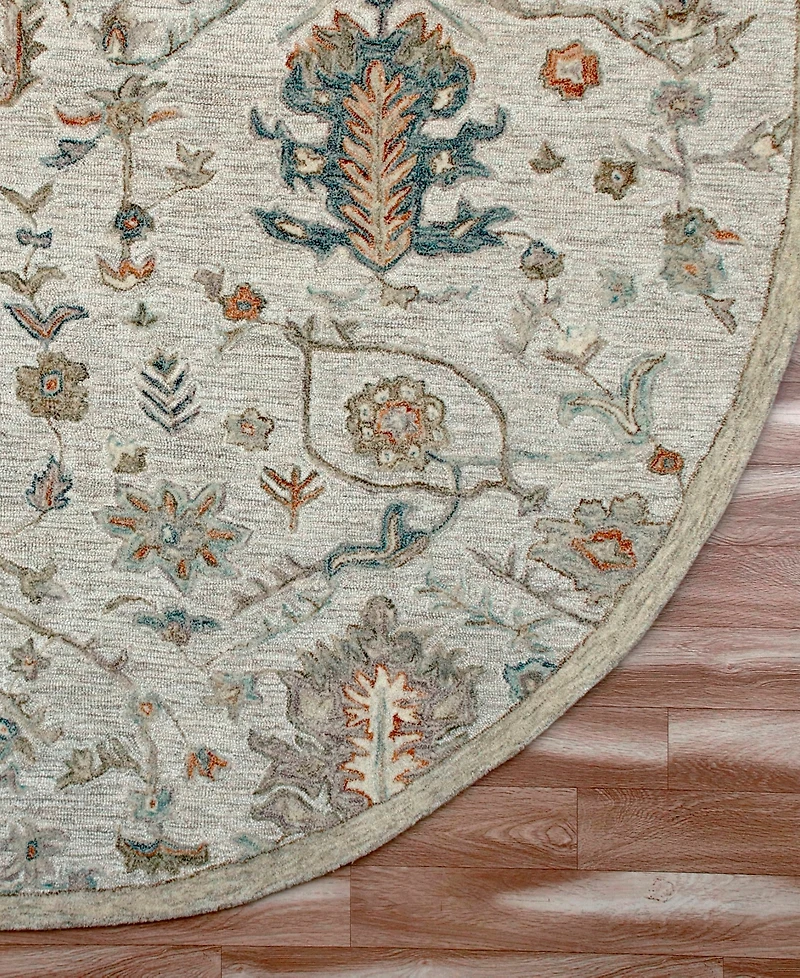 Lr Home Varana Varna-921 8'6''x8'6'' Round Area Rug