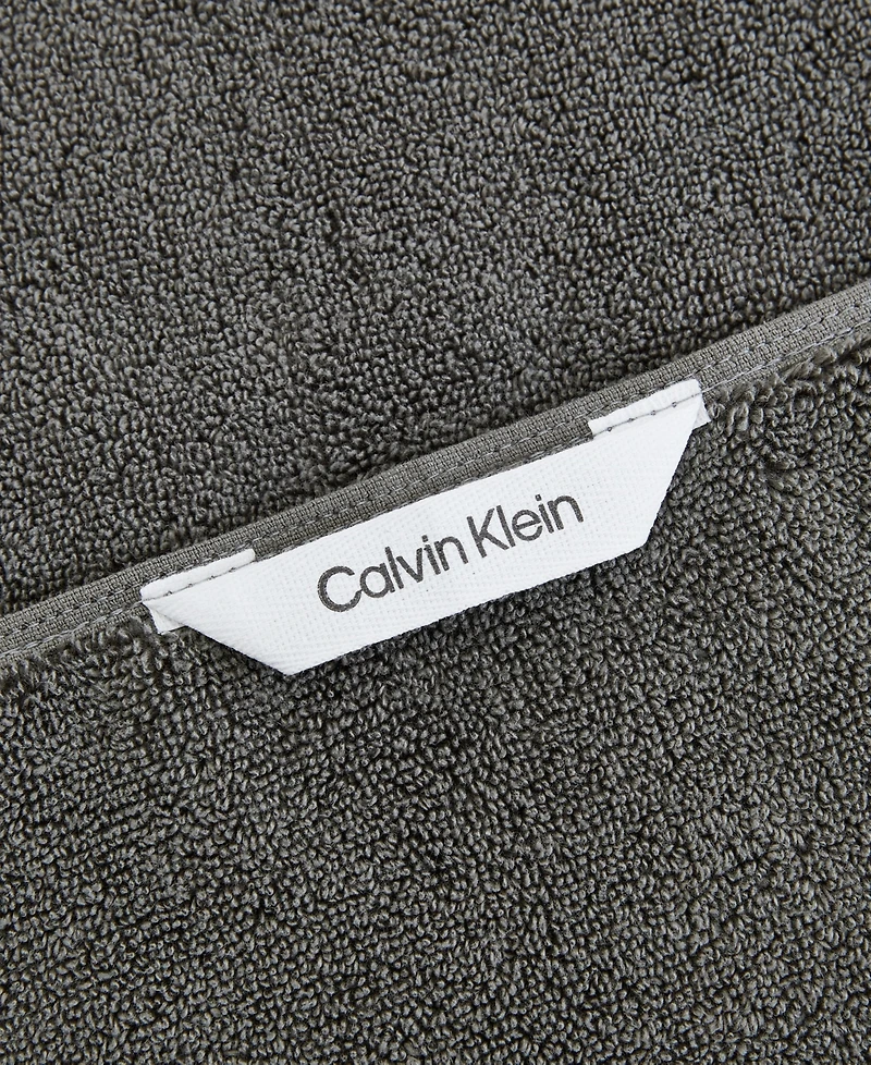 Calvin Klein Iconic Cotton Terry 3 Piece Bath Towel Set