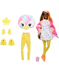 Barbie Cutie Reveal Penguin Doll Accessories, Color Dream Series with 10 Surprises
