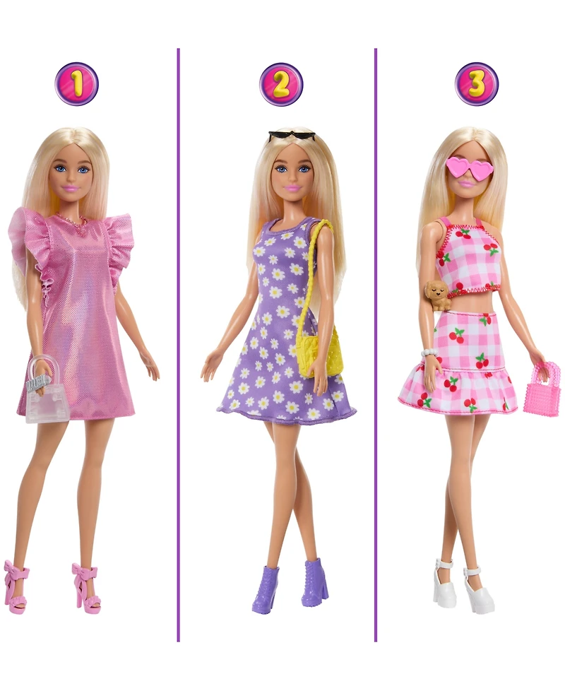 Barbie Dream Closet Toy Playset with Fashion Doll, Clothes, Accessories, 3-ft-Wide with 25+ Pieces